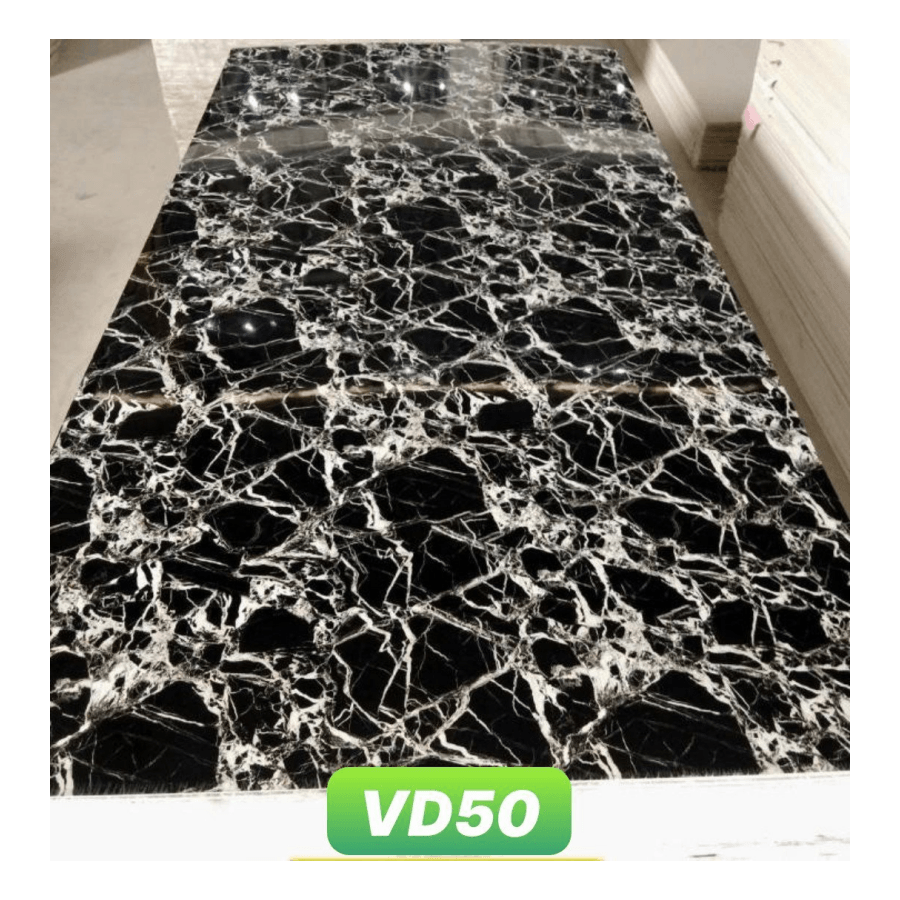 Tấm nhựa giả đá màu đen trắng - Sự tương phản và độc đáo