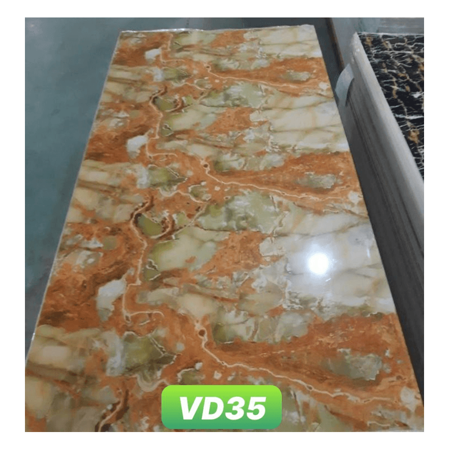 Tấm nhựa vân đá màu vàng hổ phách - Sự rực rỡ và phong cách