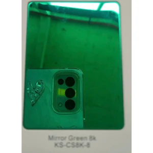 Tấm inox 304 xanh lá gương