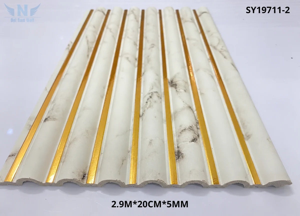 Ảnh mẫu Lam sóng PS phối chỉ ánh kim SY19711-2