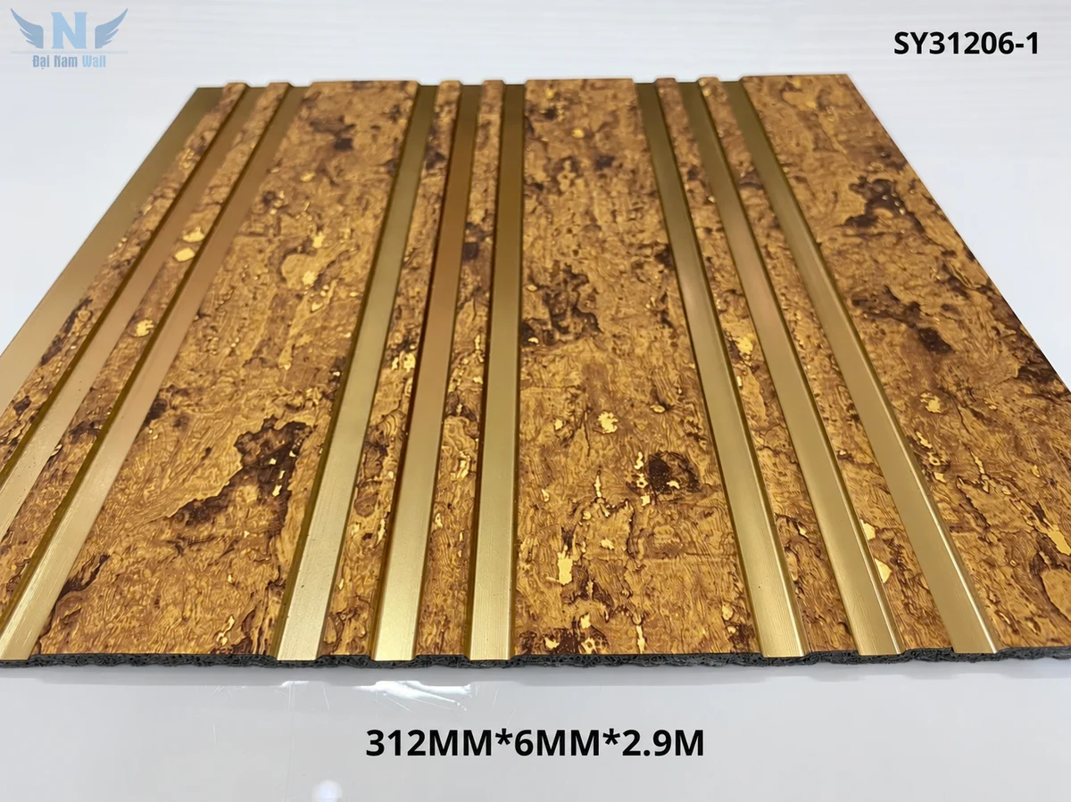 Ảnh mẫu Lam sóng PS phối chỉ ánh kim SY31206-1