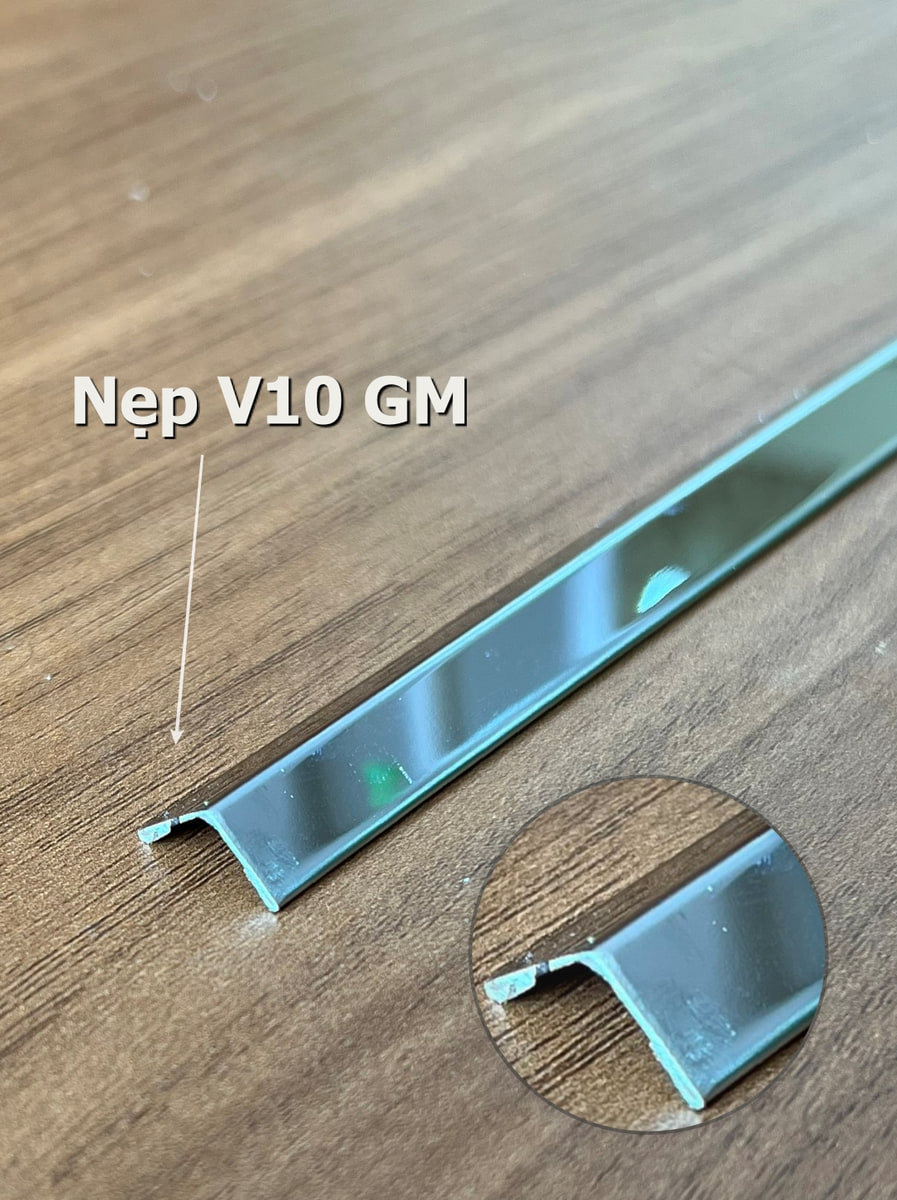 Nẹp V10GM hiển thị trọn profile