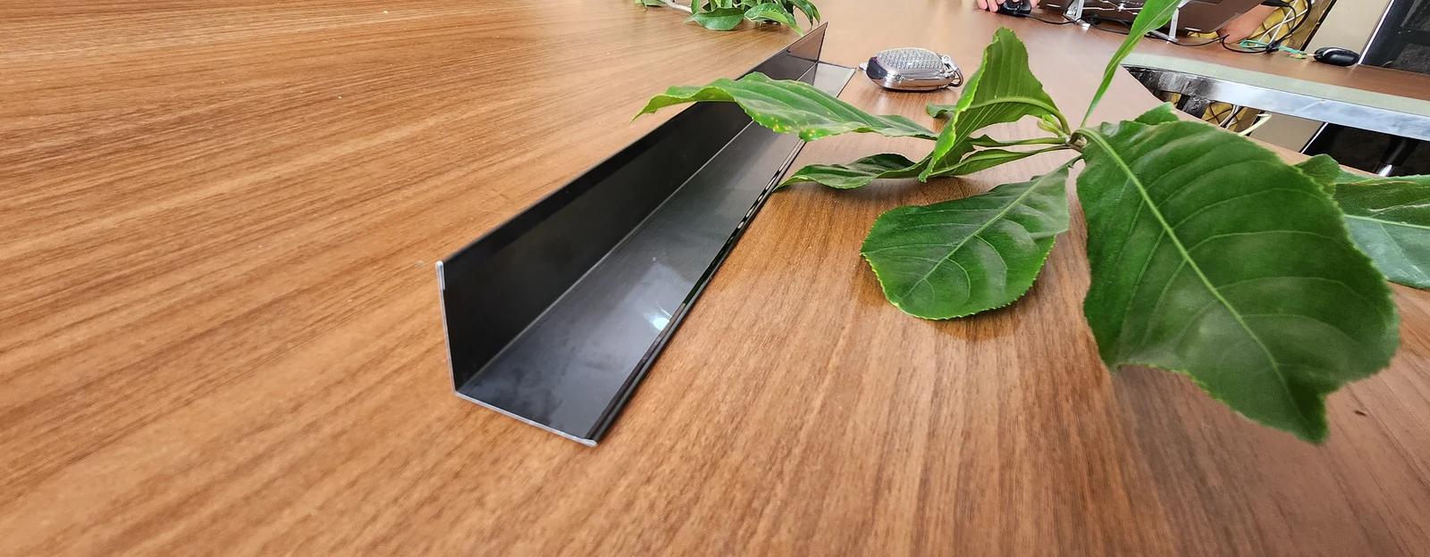 Ảnh nẹp inox thực tế Đại Nam Wall