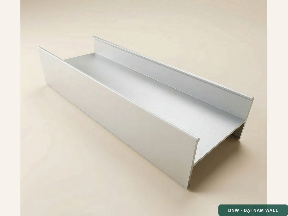 Thanh H nối tấm panel 50mm dày 1.0mm · mã nguồn ANH50H30