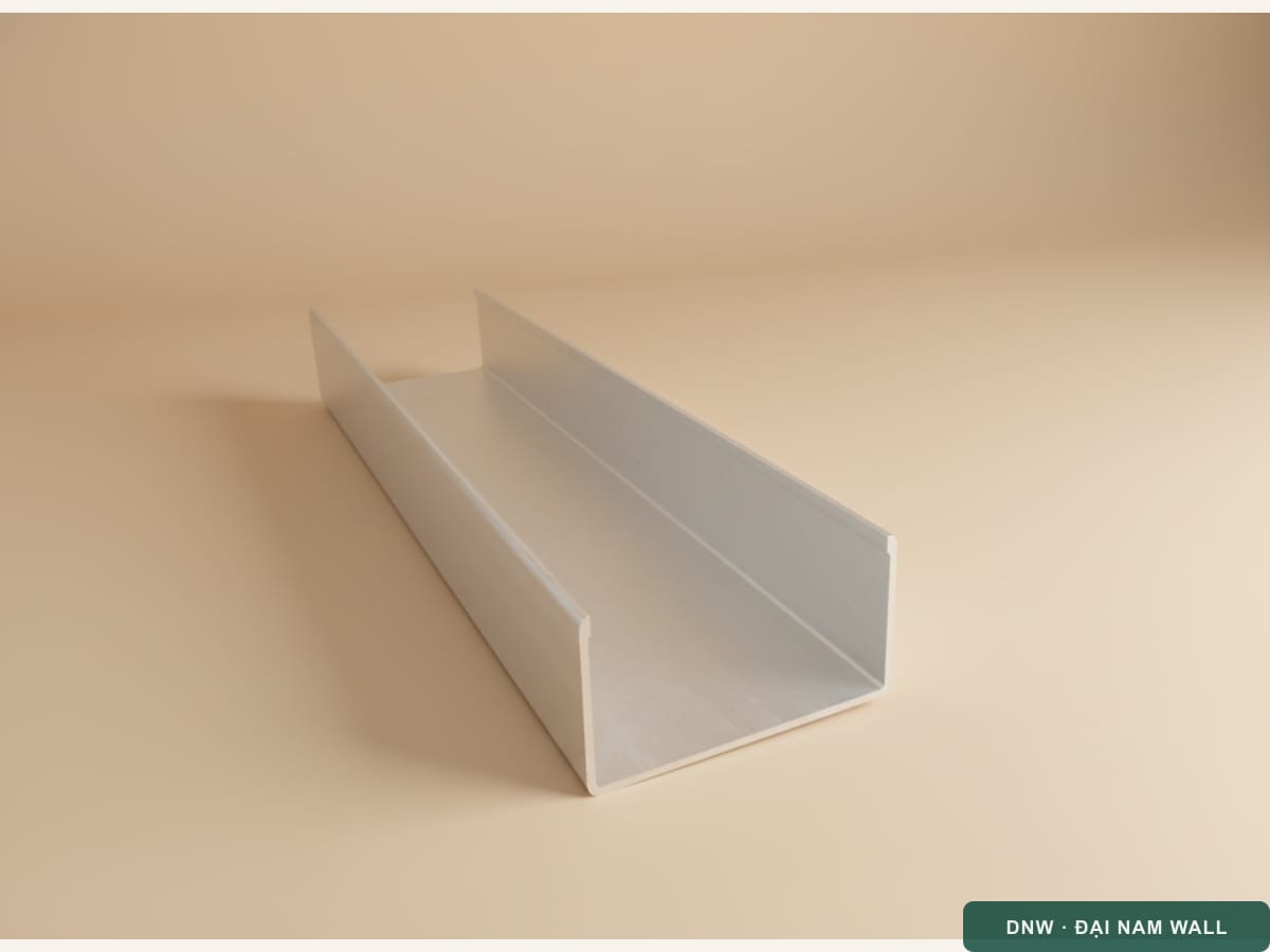 Thanh U nhôm 30*50*30 Tấm Panel · mã nguồn ANW50H30