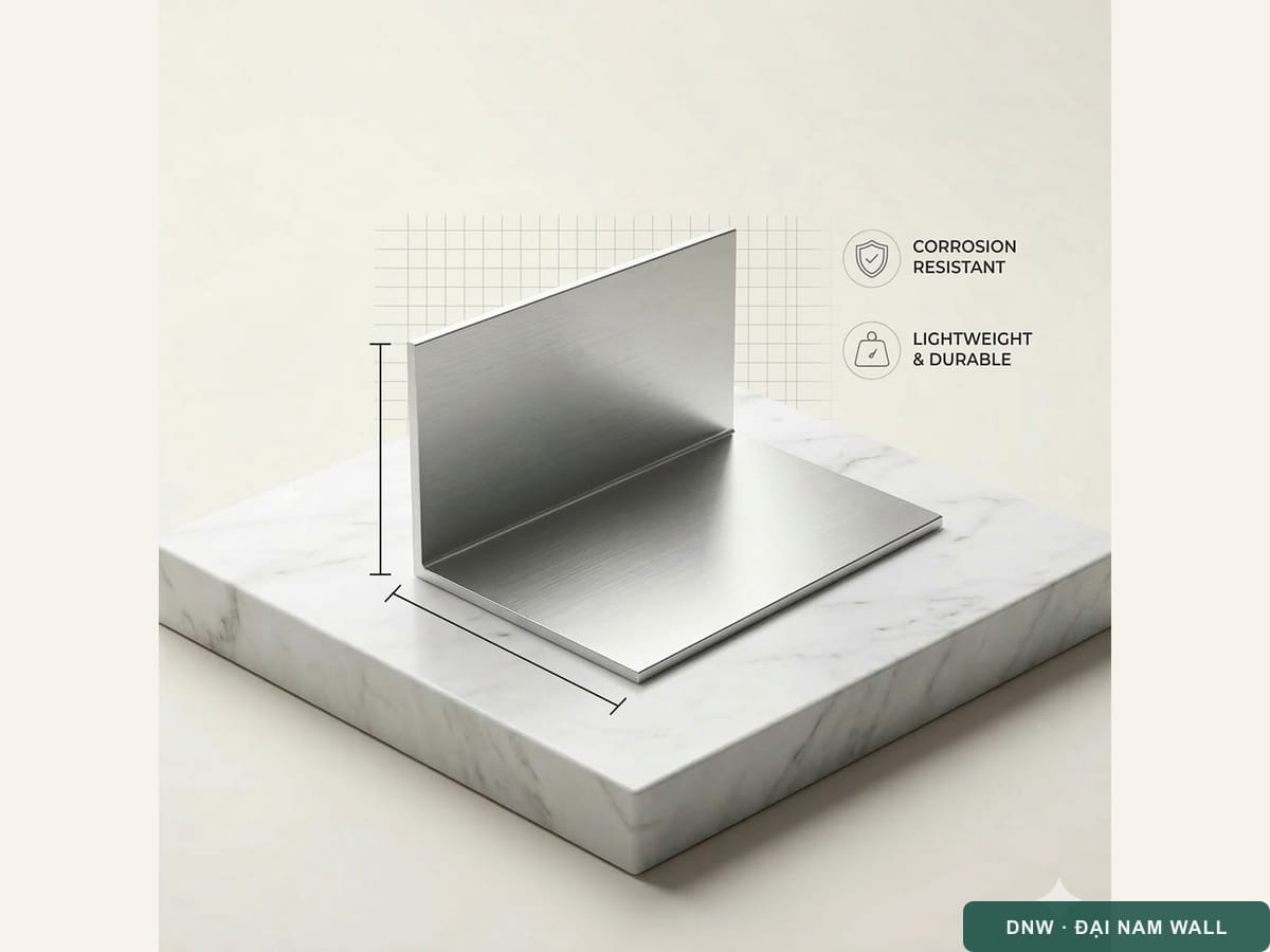 L nhôm ốp ngoài 38*75mm dày 0.90mm Panel · mã nguồn ANW75H38