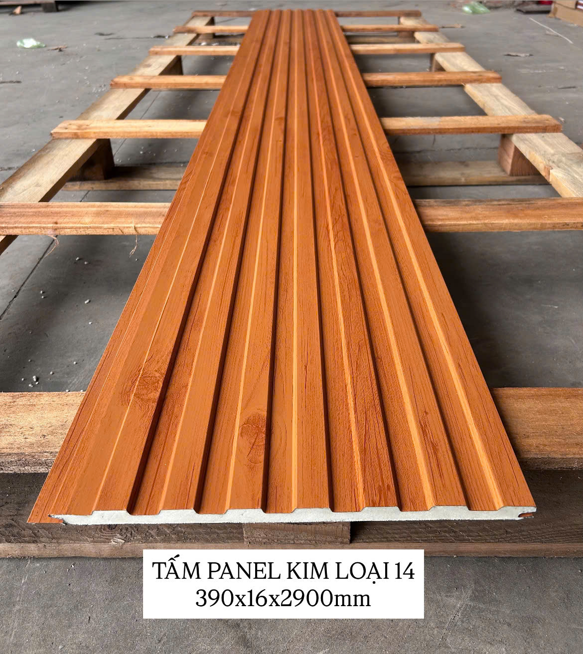 Bề mặt 14: Vân gỗ tông cam nâu ấm