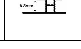 Sơ đồ tiết diện Nẹp nối H Nano từ bảng giá