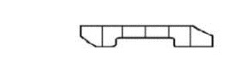 Sơ đồ tiết diện Len chân tường Nano 7,5 cm từ bảng giá