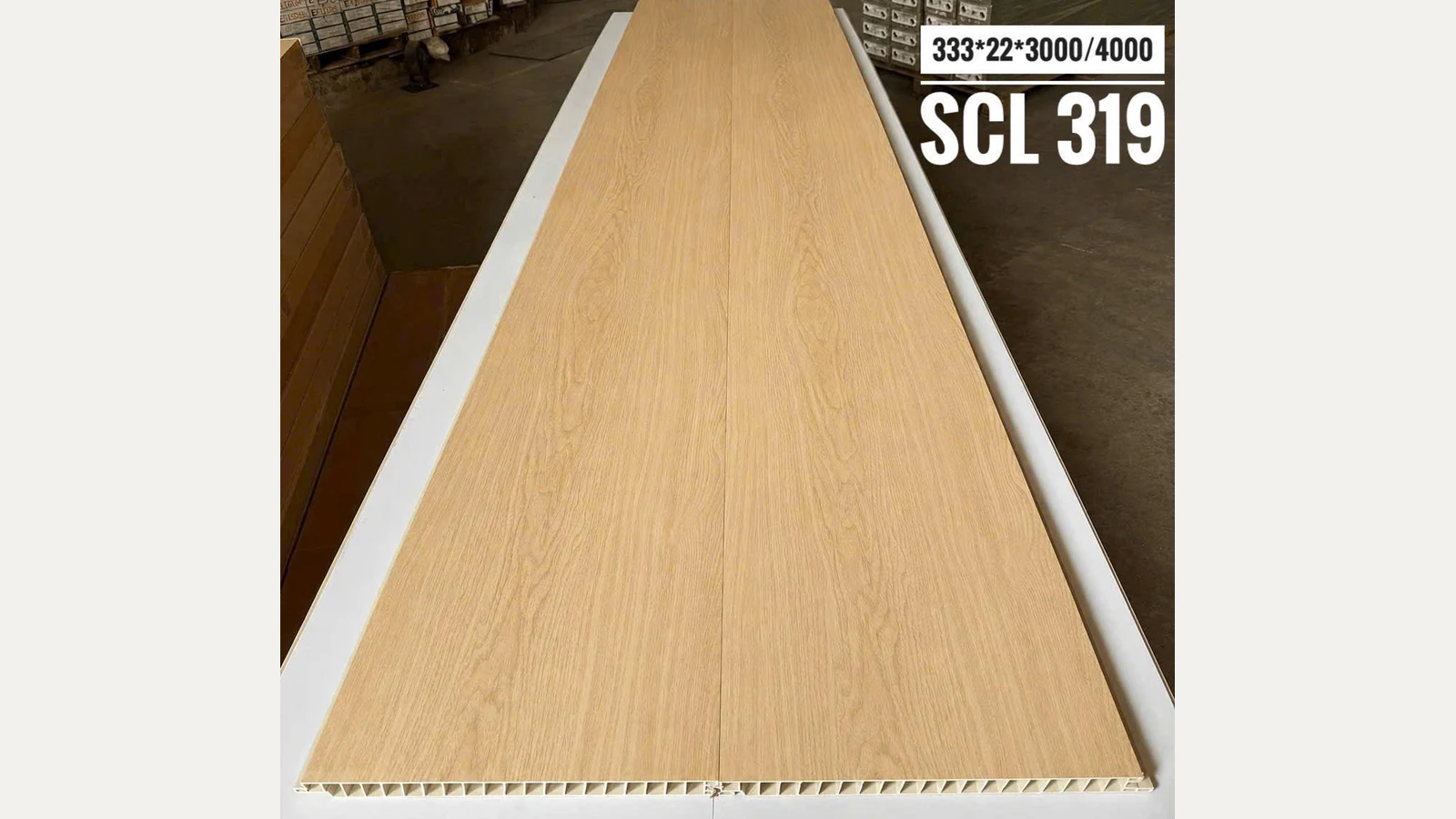 Bề mặt SCL319: Vàng sồi mật ong · Vân gỗ