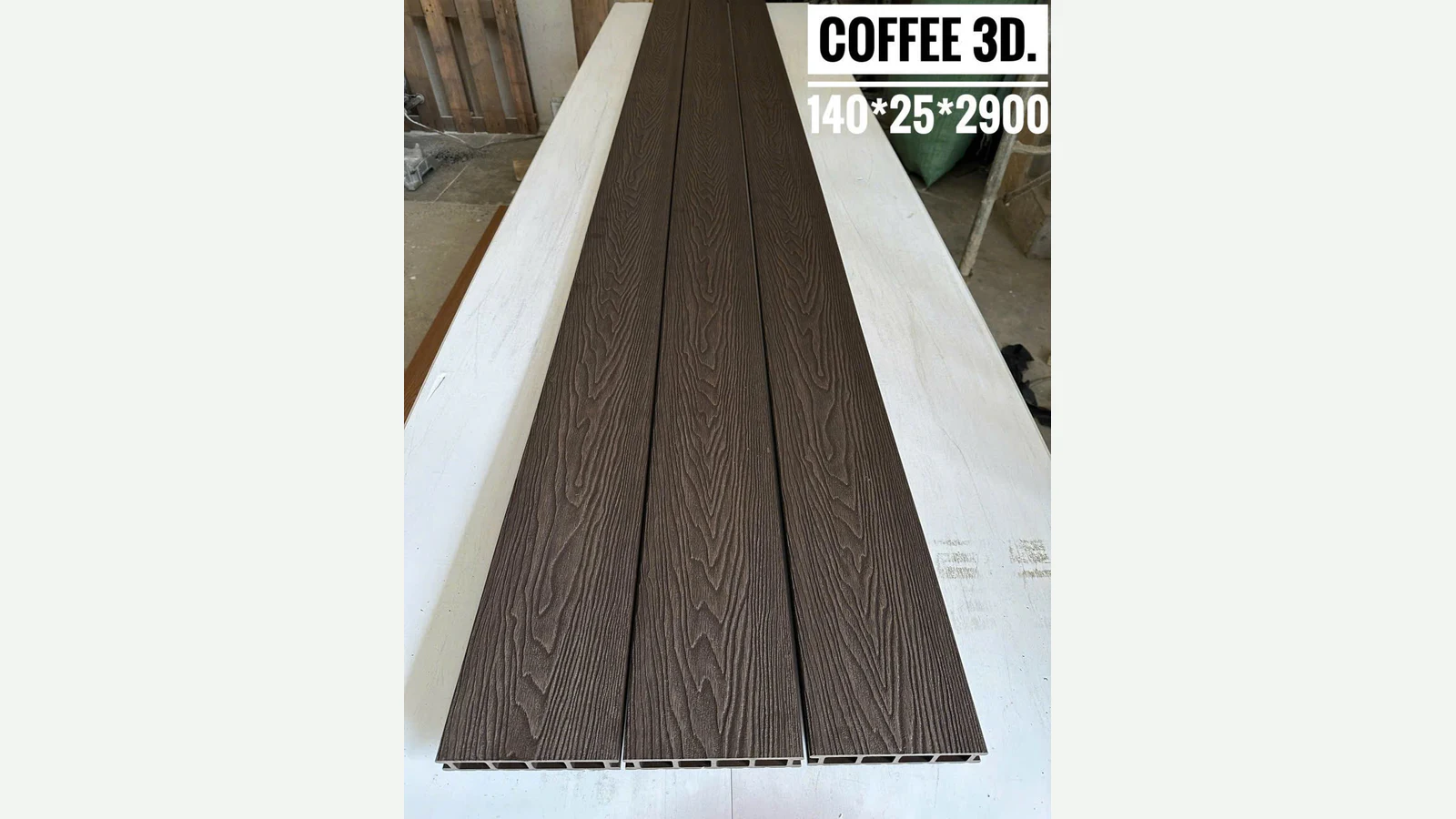 Bề mặt CF-VG: Coffee · Vân gỗ 3D