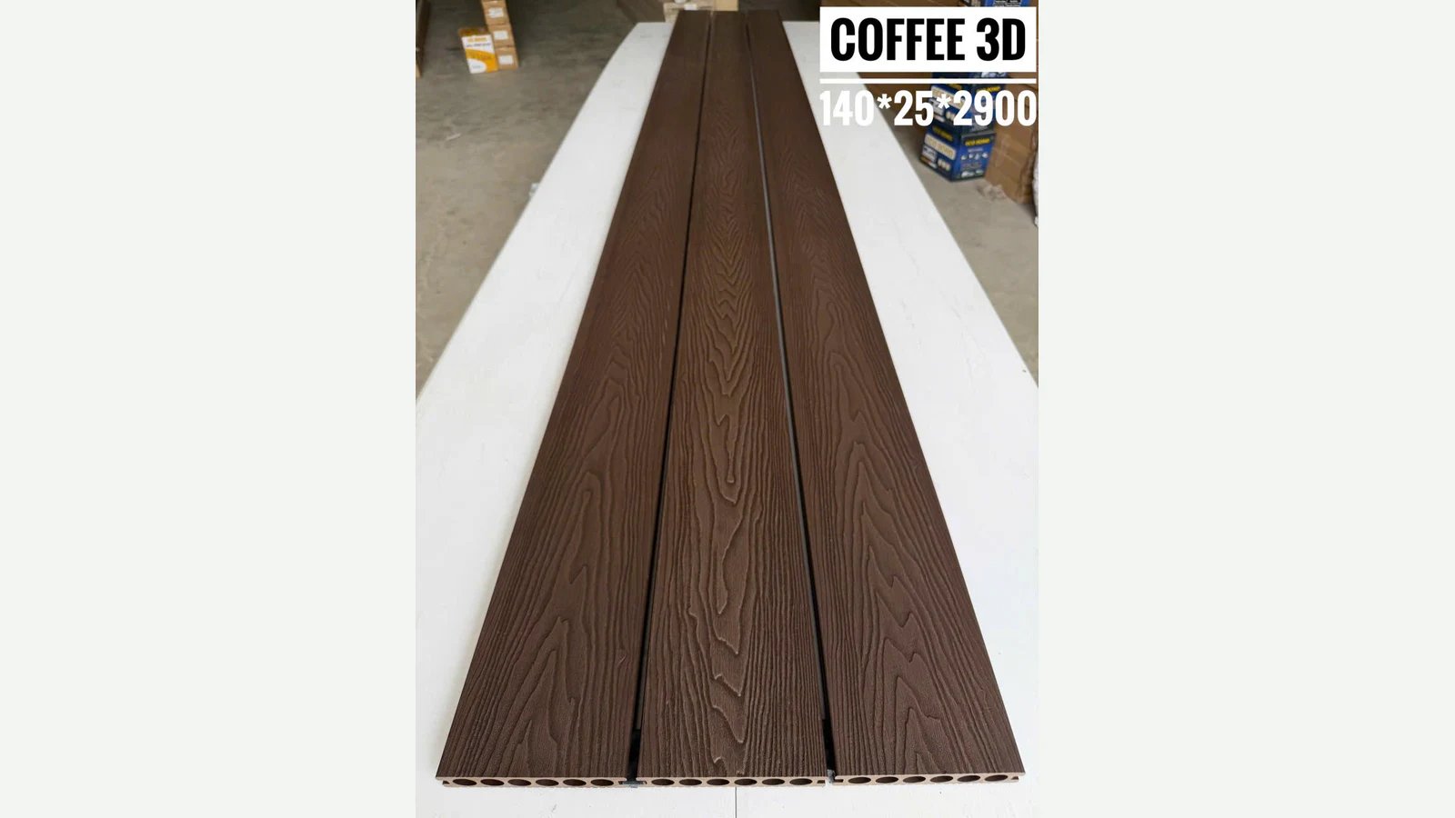 Bề mặt CF-VG: Coffee · Vân gỗ 3D