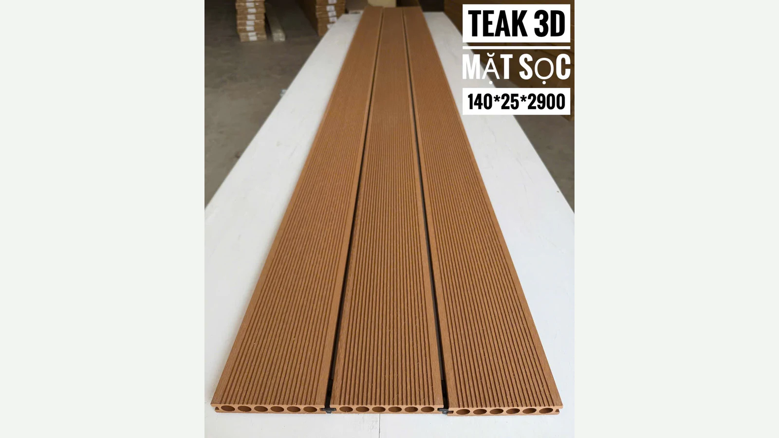 Bề mặt TK-SOC: Teak · Mặt sọc