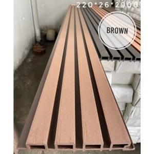 Lam 4 Sóng Ngoài Trời Brown - DN220x26 Lam 4 Sóng Ngoài Trời Brown - DN220x26
