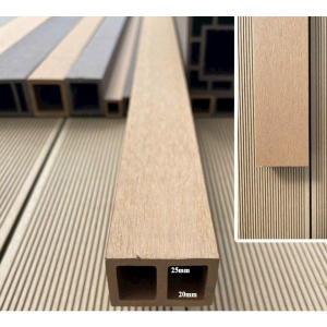 Thanh lam gỗ nhựa LHDN60x40  - Teak