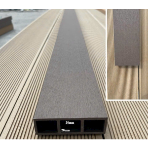 Thanh lam gỗ nhựa LHDN100x30  - Coffee