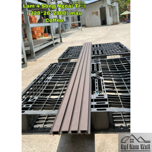 Lam 4 Sóng Ốp Tường Caffe