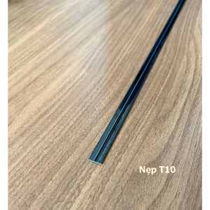 Nẹp Inox T10 Đen Gương – Dài 2m4