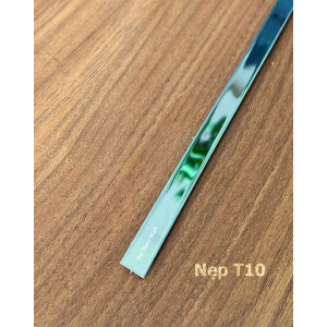 Nẹp Inox T10 Trắng Gương – Dài 2m4