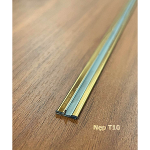 Nẹp Inox T10 Vàng Gương – Dài 2m4