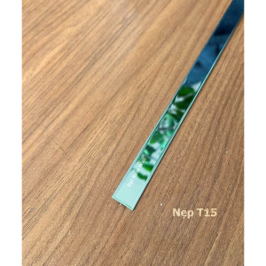 Nẹp Inox T15 Trắng Gương – Dài 2m4