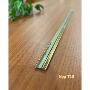 Nẹp Inox T15 Vàng Gương – Dài 2m4