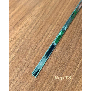 Nẹp Inox T8 Trắng Gương – Dài 2m4