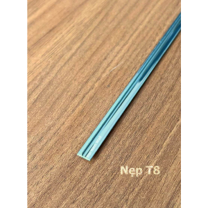 Nẹp Inox T8 Trắng Gương – Dài 2m4