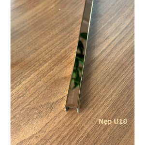 Nẹp Inox U10 Hồng Gương – Dài 2m4