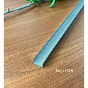 Nẹp Inox U15 Trắng Gương – Dài 2m4