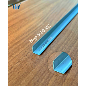 Nẹp Inox V10 Hồng Vát Cạnh – Dài 2m4