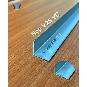 Nẹp Inox V25 Hồng Vát Cạnh – Dài 2m4