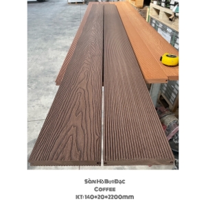 Sàn đặc ngoài trời Coffee 140*20*2200mm Sàn đặc ngoài trời Coffee 140*20*2200mm