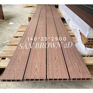Sàn Gỗ Nhựa Brown 2D - SH140x25 Sàn Gỗ Nhựa Brown 2D - SH140x25