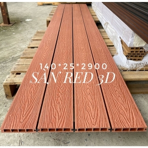 Sàn Gỗ Nhựa Red 3D - SH140x25 Sàn Gỗ Nhựa Red 3D - SH140x25