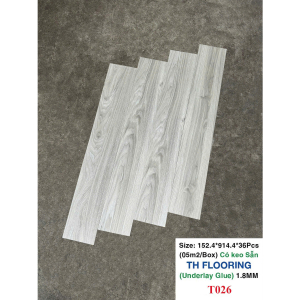 Sàn Nhựa Dán Giả Gỗ Có Keo - T026