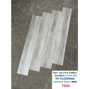 Sàn Nhựa Dán Giả Gỗ Có Keo - T035