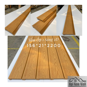 Tấm Gỗ Nhựa Ốp Tường 2D