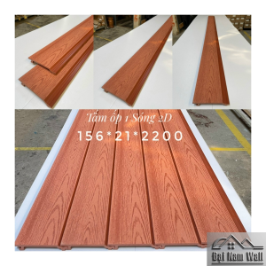 Tấm Gỗ Nhựa Ốp Tường 2D