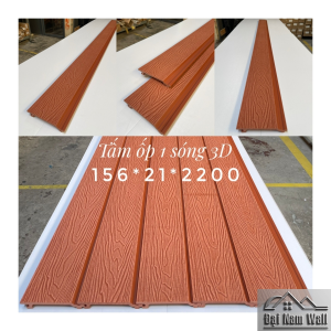 Tấm Gỗ Nhựa Ốp Tường 3D
