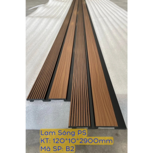 TẤM ỐP NHỰA PS 2 SÓNG – PS120X10  TẤM ỐP NHỰA PS 2 SÓNG – PS120X10