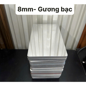 Tấm Ốp Than Tre 8mm Gương Bạc - JGB Tấm Ốp Than Tre 8mm Gương Bạc - JGB