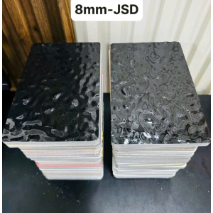 Tấm Ốp Than Tre 8mm Sóng Nước Đen - JSD Tấm Ốp Than Tre 8mm Sóng Nước Đen - JSD