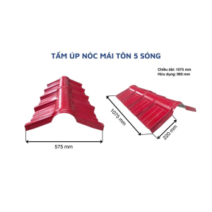 Tấm Úp Nóc Mái Tôn 5 Sóng