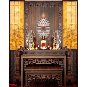 Tranh Điện Phòng Thờ Đứng TDDN - TC236 Tranh Điện Phòng Thờ Đứng TDDN - TC236