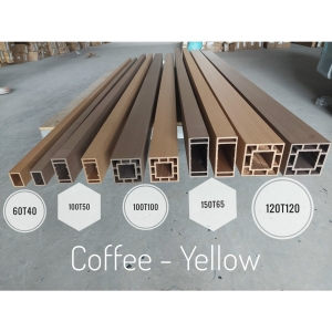  Trụ Pergola gỗ nhựa 