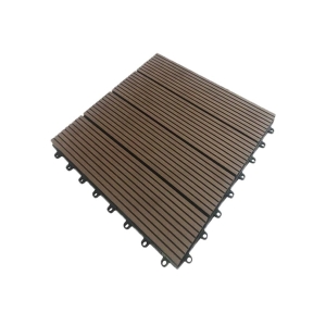 Vỉ gỗ nhựa ngoài trời vân sọc VSDN30x30 - Coffee  Vỉ gỗ nhựa ngoài trời vân sọc VSDN30x30 - Coffee